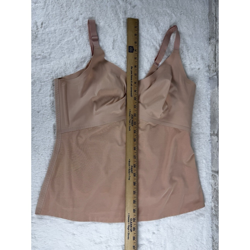 Honeylove Shapewear Cami Tank Size 1x Blush‎ Pink Tan Slimming Liftwear Wirefree - Picture 3 of 8